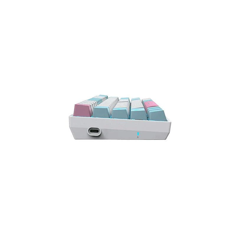 E-YOOSO Z-686 Single Light 68 Keys Hot Swappable Mechanical Keyboard White/Blue (Blue Switch) - Image 2