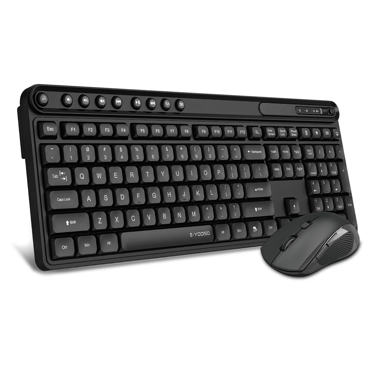 E-Yooso Z-747 Wireless Keyboard and Mouse Combo (Black) - Image 3