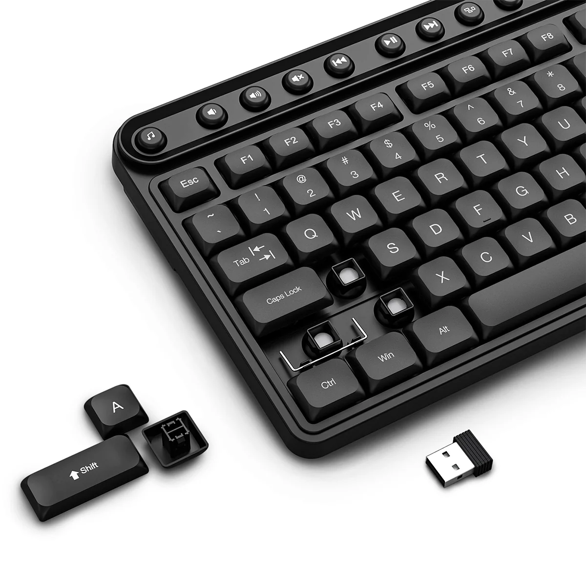 E-Yooso Z-747 Wireless Keyboard and Mouse Combo (Black) - Image 8