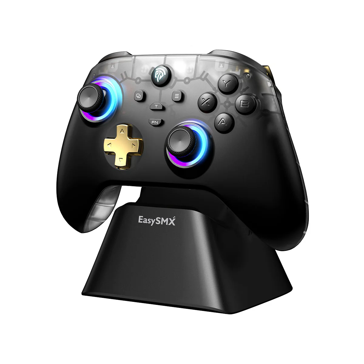 EasySMX D05 Multi-Platform Gaming Controller with Charging Dock, Hall Effect Joysticks & Trigger (Black) (VG-C530) - Image 13