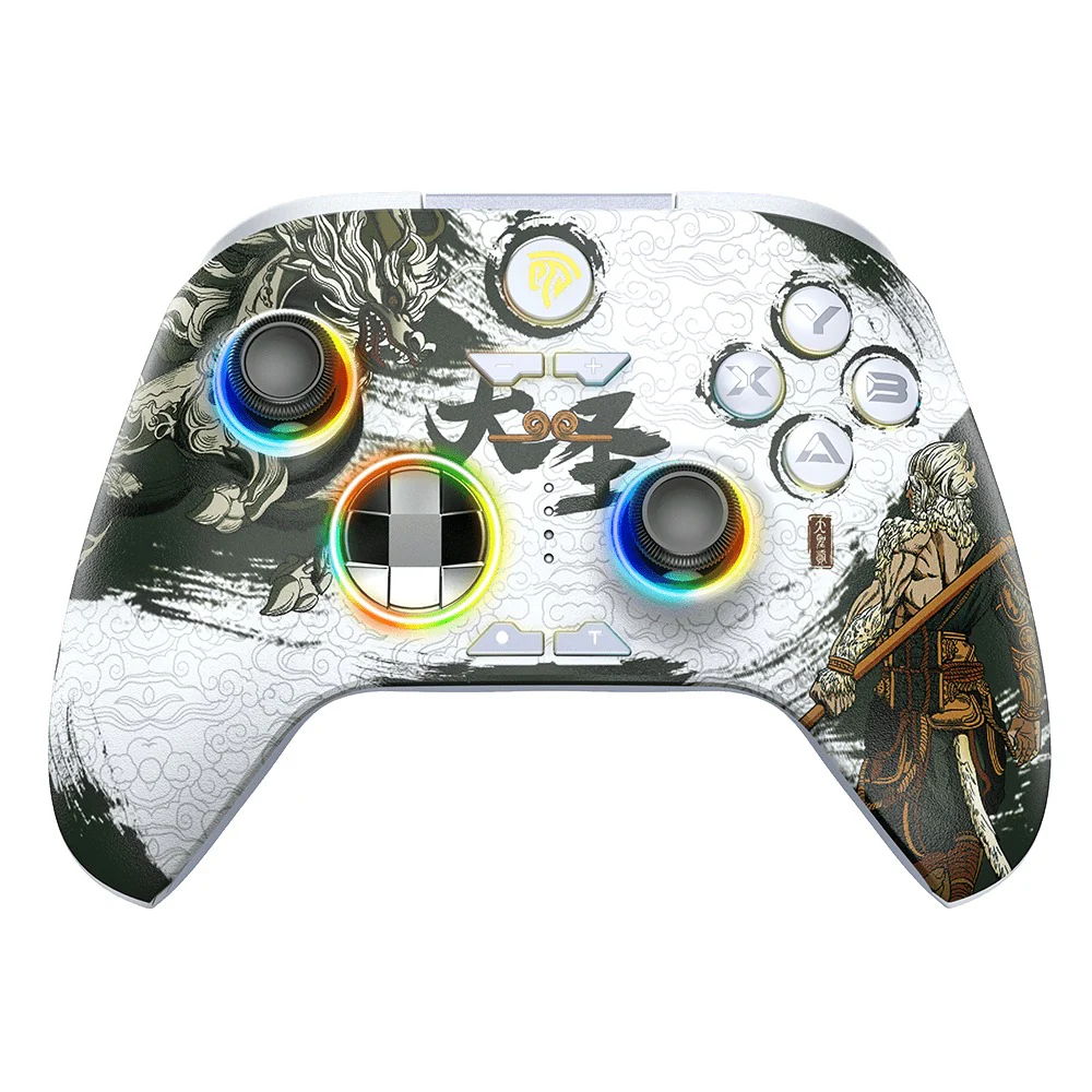 EasySMX X15 RGB Wireless Controller with Hall Trigger & Hall Joystick for PC/N-Switch/Android/iOS (Black, Wukong) (VG-C516, VG-C522) - Image 3