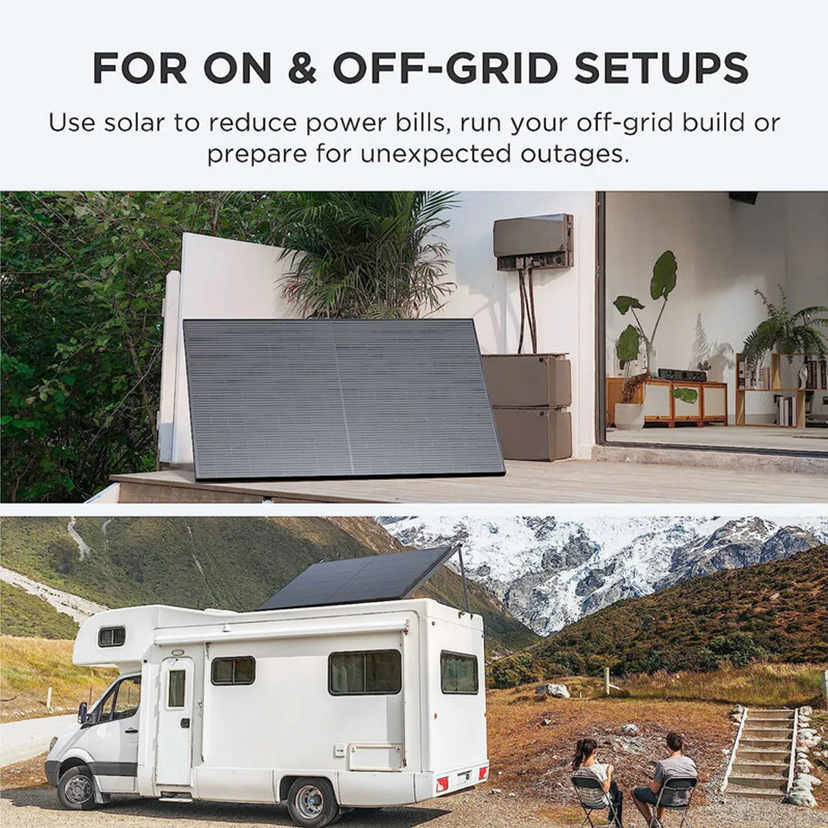 EcoFlow 400W Portable Solar Panel (Black) (SOLAR400W) - Image 4