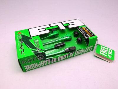 Elephant Heavy Bass Earphone Green (IP-HS-012)