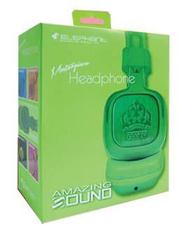 Elephant Masterpiece Headphone IP-HS-009-Neon Green