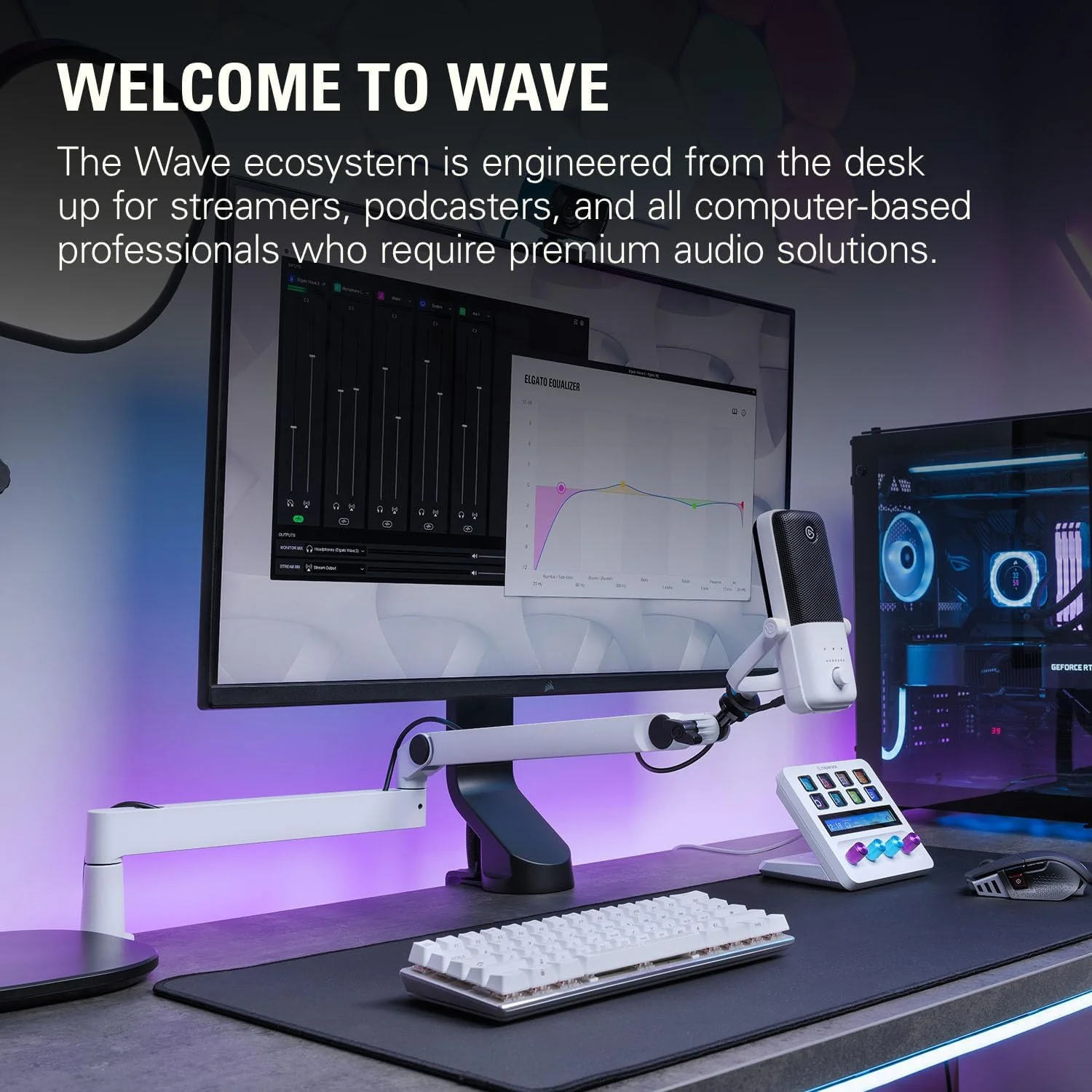Elgato Wave Mic Arm LP (White) - Image 8