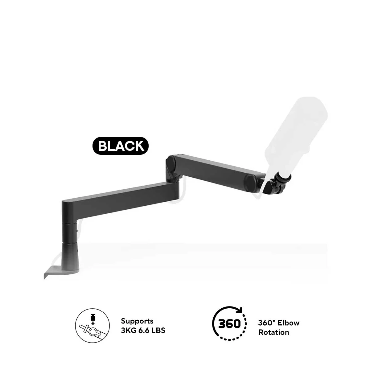 Elgato Wave Mic Arm Pro (Black, White) - Image 13