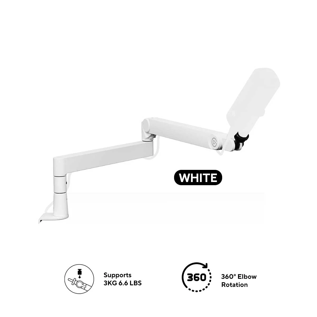 Elgato Wave Mic Arm Pro (Black, White) - Image 14
