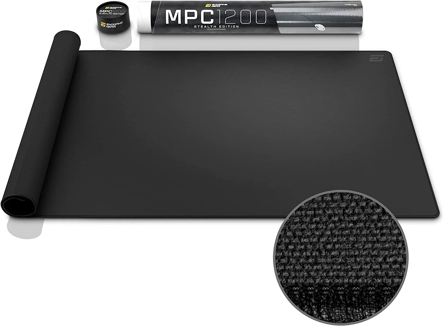 Endgame Gear MPC1200 Stealth Edition Cordura Gaming Mouse Pad (Black) - Image 7