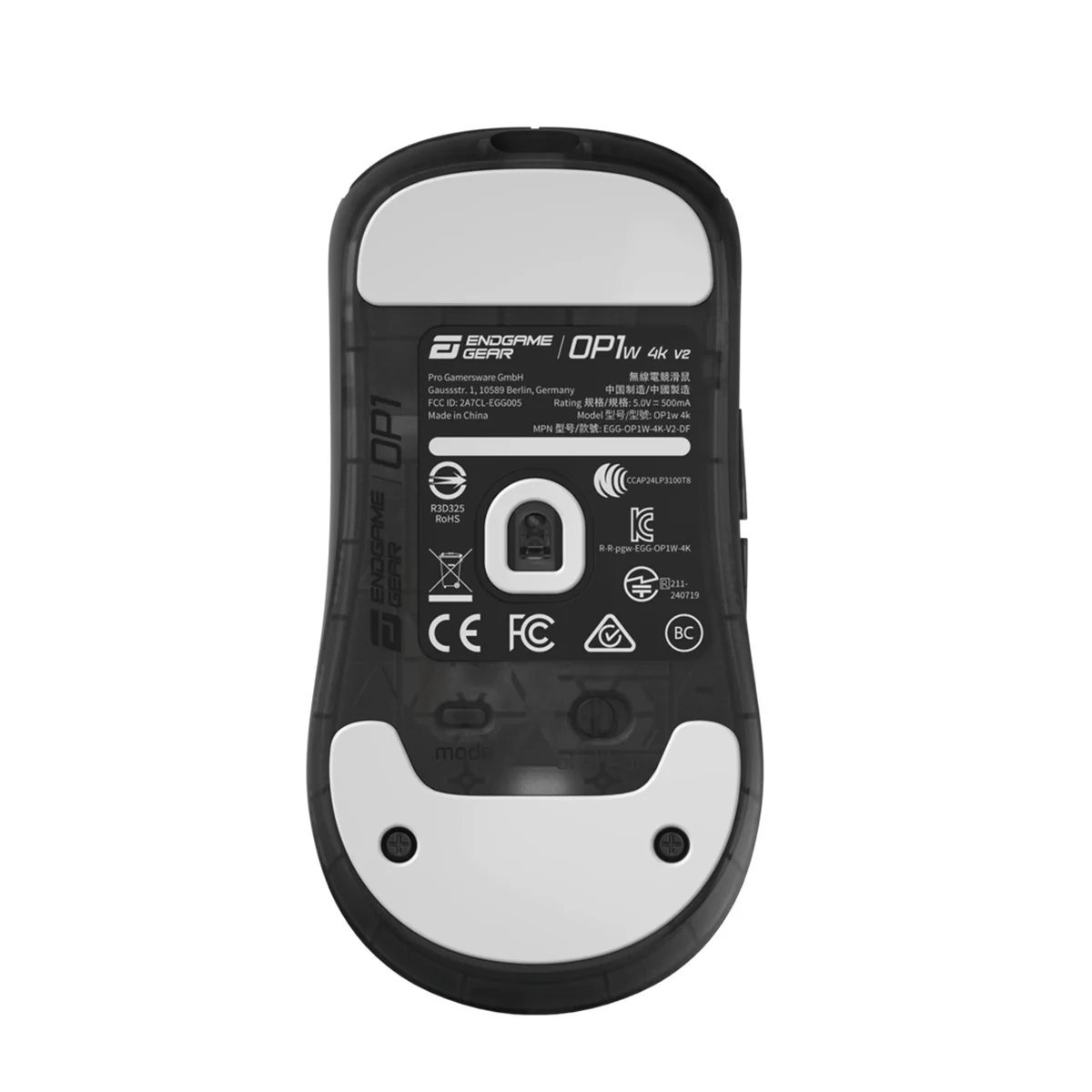 Endgame Gear OP1w 4K V2 Wireless Gaming Mouse (Black, White, Dark Frost) - Image 16