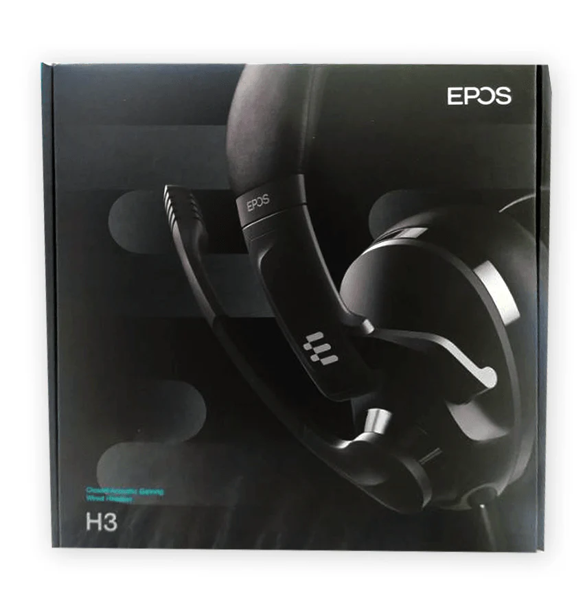 Epos H3 Closed Acoustic Gaming Wired Headset (Black) - Image 5