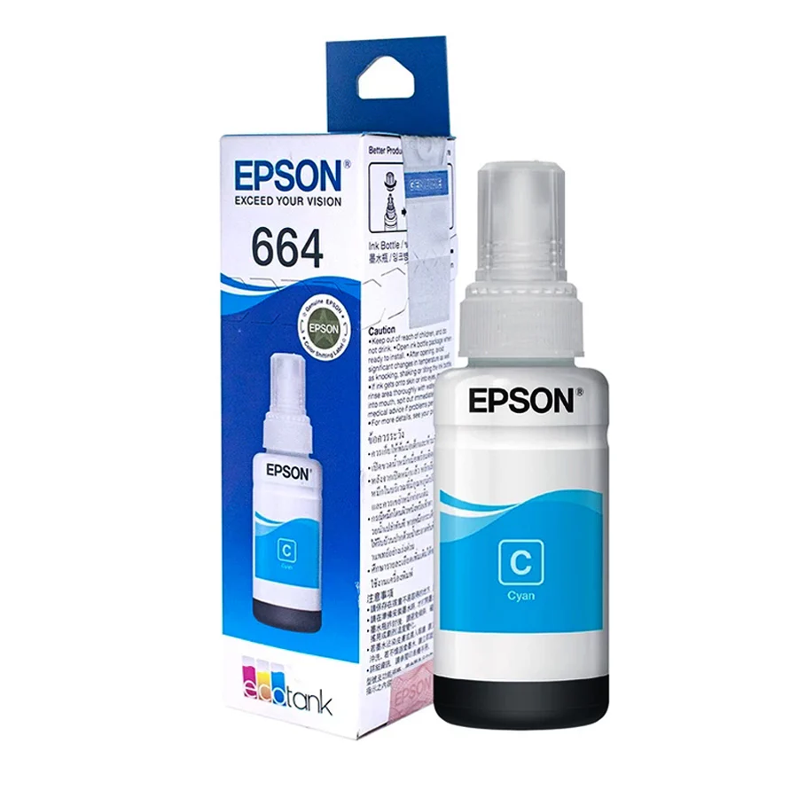 Epson 70ml Ink Bottle (Black, Cyan, Magenta, Yellow) (C13T664100, C13T664200, C13T664300, C13T664400) - Image 4
