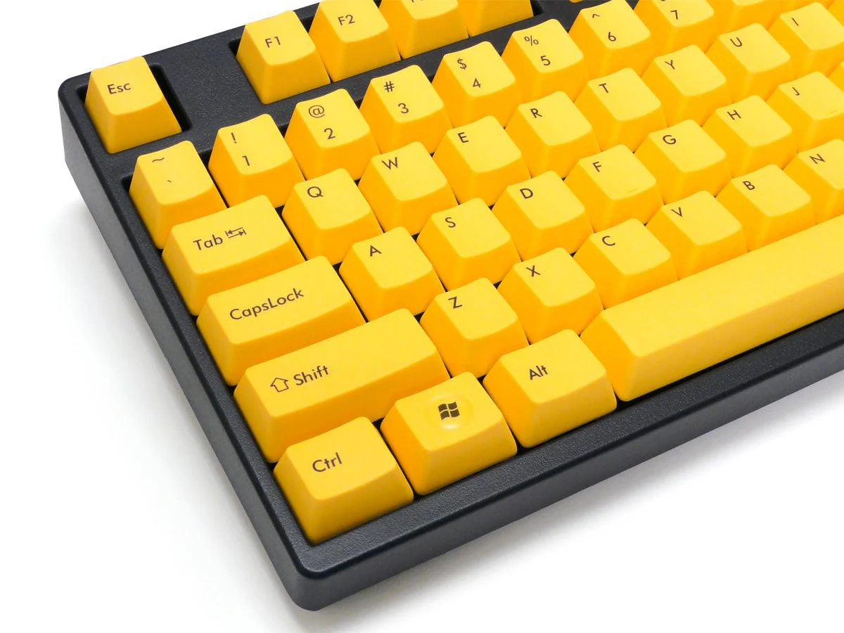 Filco Majestouch 2 Yellow Keycap Fullsize Keyboard (Blue Switch) - Image 3