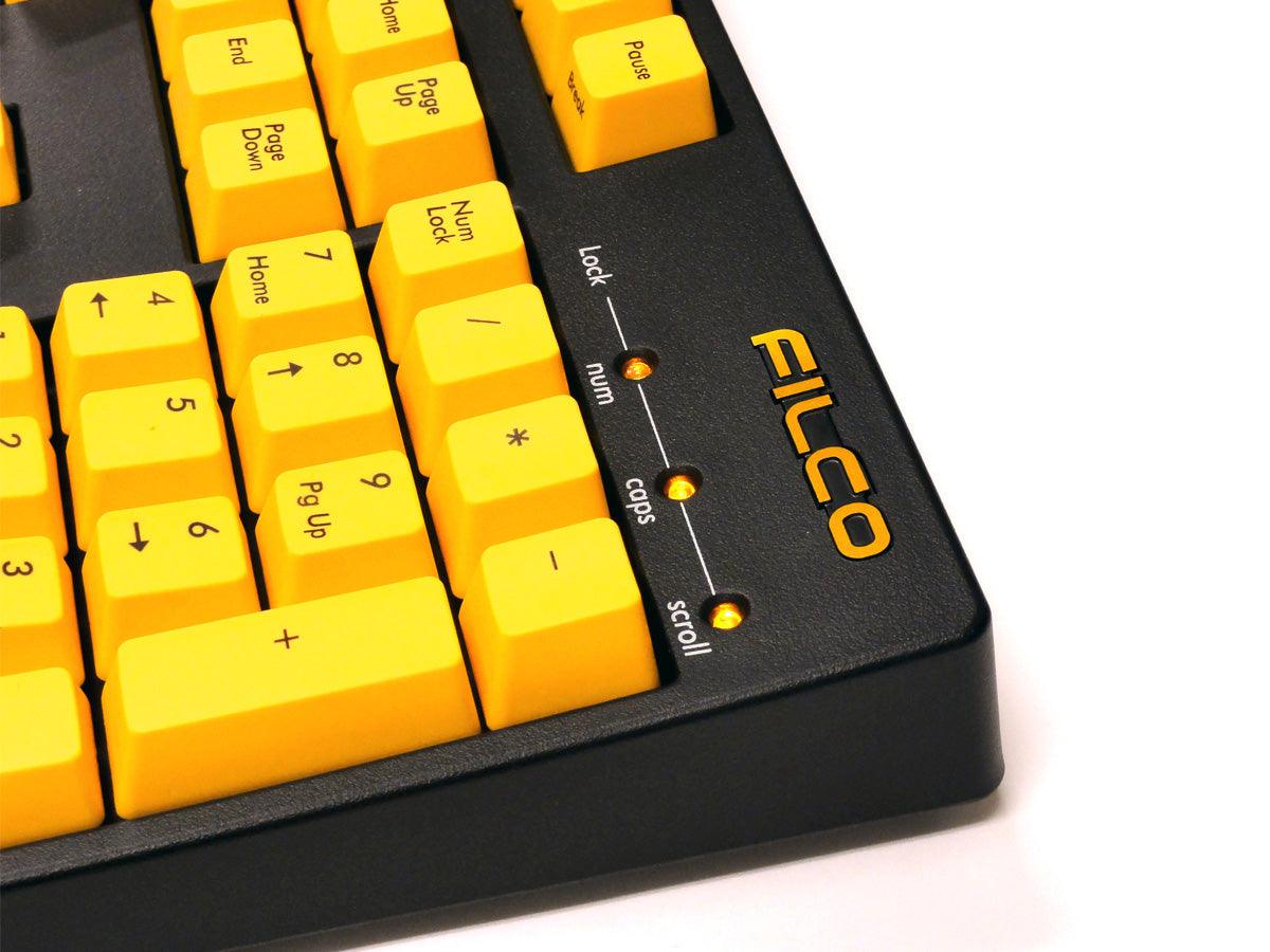 Filco Majestouch 2 Yellow Keycap Fullsize Keyboard (Blue Switch) - Image 5