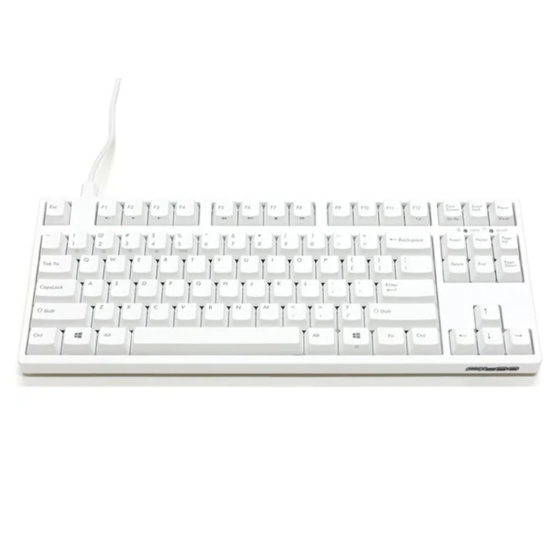 Filco Majestouch Convertible 2 Hakua Tenkeyless 87 US ASCII Mechanical Keyboard White (MX Red Switch) (FKBC87MRL/EMW2) - Image 22