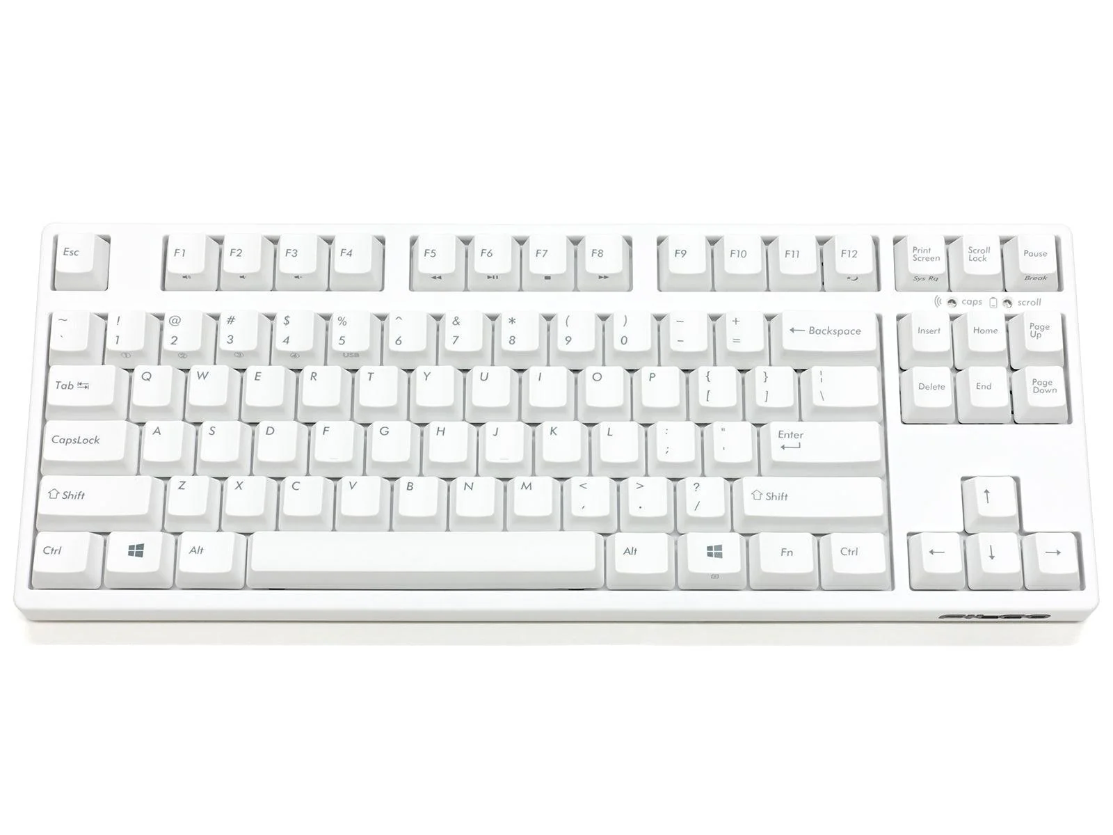 Filco Majestouch Convertible 2 Hakua Tenkeyless 87 US ASCII Mechanical Keyboard White (MX Red Switch) (FKBC87MRL/EMW2) - Image 3