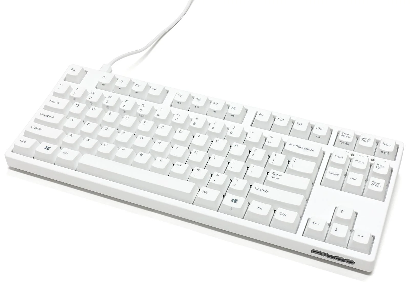 Filco Majestouch Convertible 2 Hakua Tenkeyless 87 US ASCII Mechanical Keyboard White (MX Red Switch) (FKBC87MRL/EMW2) - Image 6