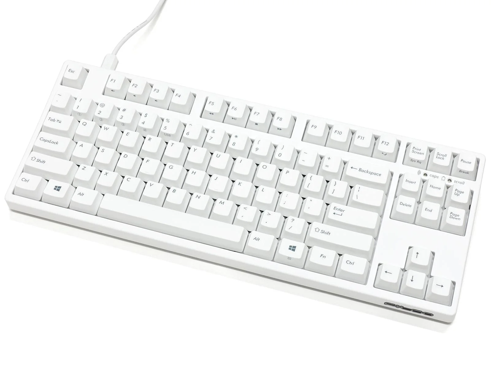 Filco Majestouch Convertible 2 Hakua Tenkeyless 87 US ASCII Mechanical Keyboard White (MX Red Switch) (FKBC87MRL/EMW2) - Image 7