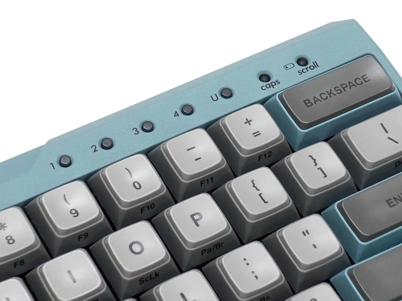 Filco Majestouch MINILA-R Convertible Double Shot PBT 63 US ASCII Mechanical Keyboard ASAGI (MX Blue Switch) (FFBTR63MC/EAG) - Image 11