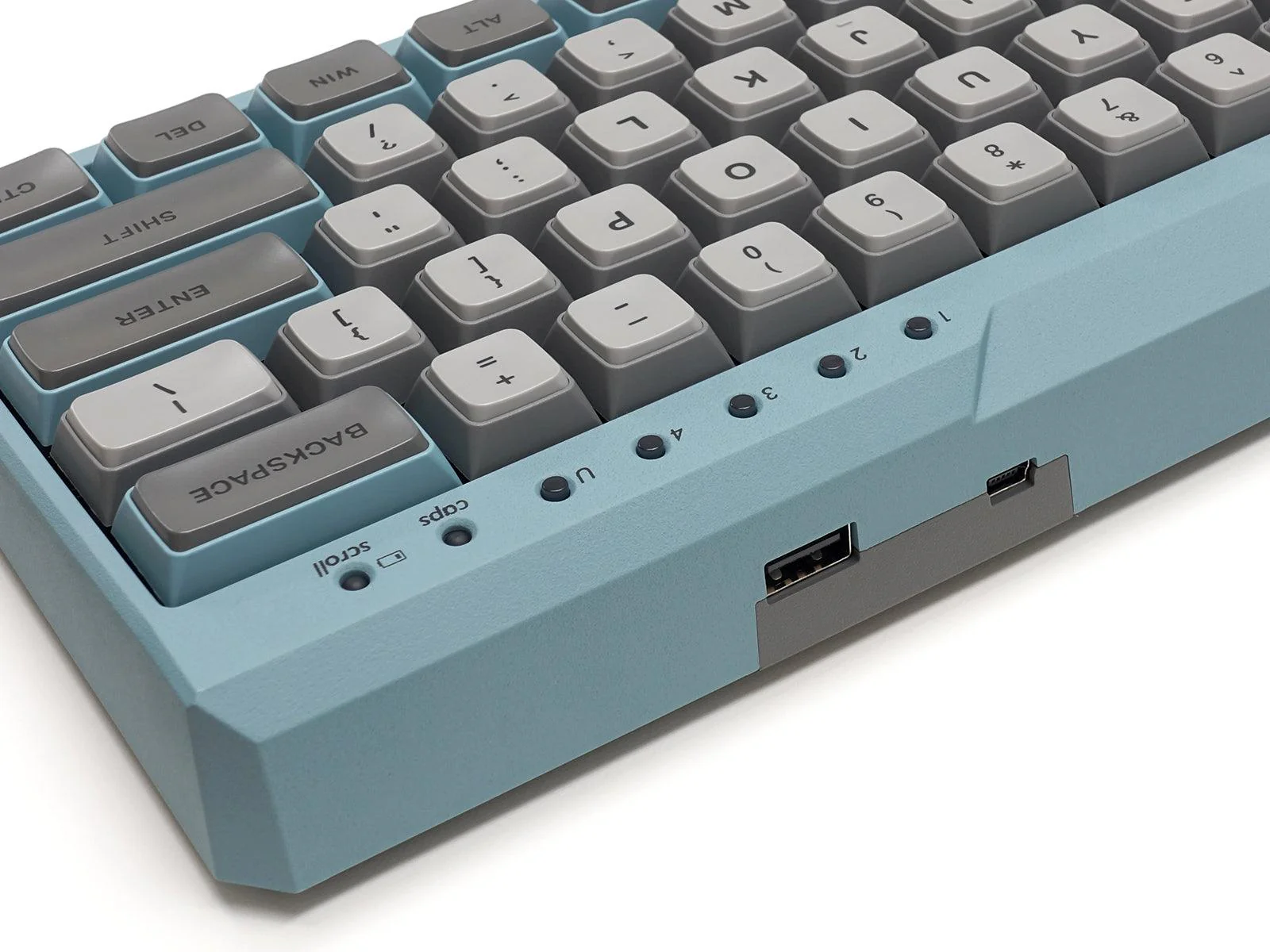Filco Majestouch MINILA-R Convertible Double Shot PBT 63 US ASCII Mechanical Keyboard ASAGI (MX Blue Switch) (FFBTR63MC/EAG) - Image 12