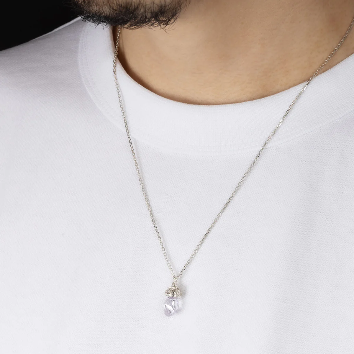 Final Fantasy IX Silver Necklace - Garnet - Image 3