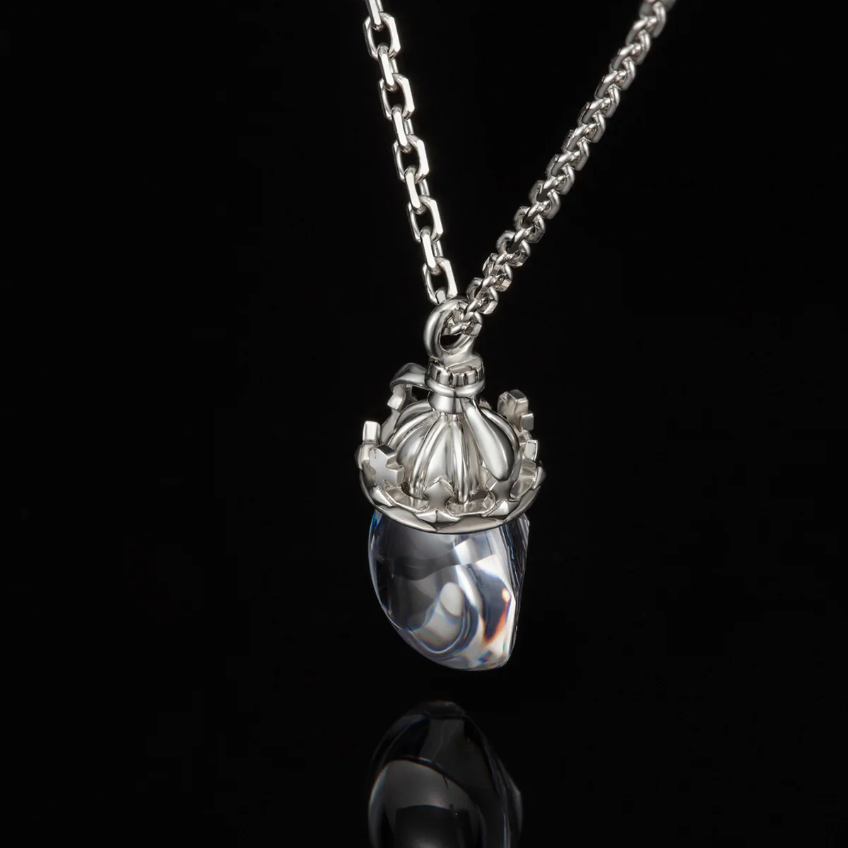 Final Fantasy IX Silver Necklace - Garnet - Image 4