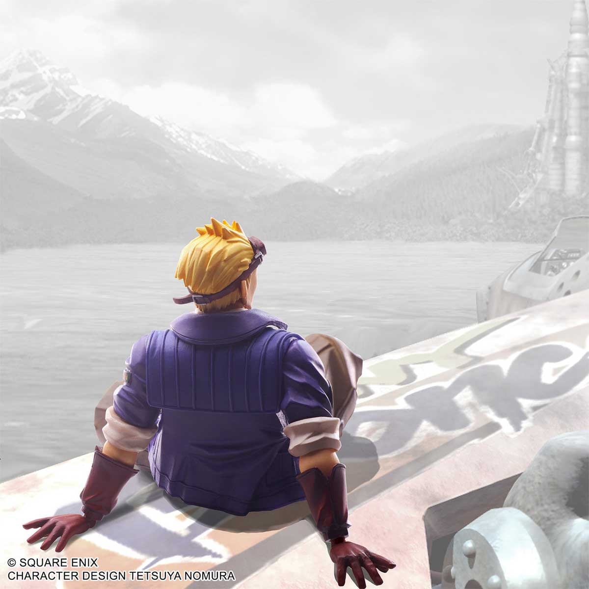 Final Fantasy VII Bring Arts Action Figure - Cid Highwind - Image 9