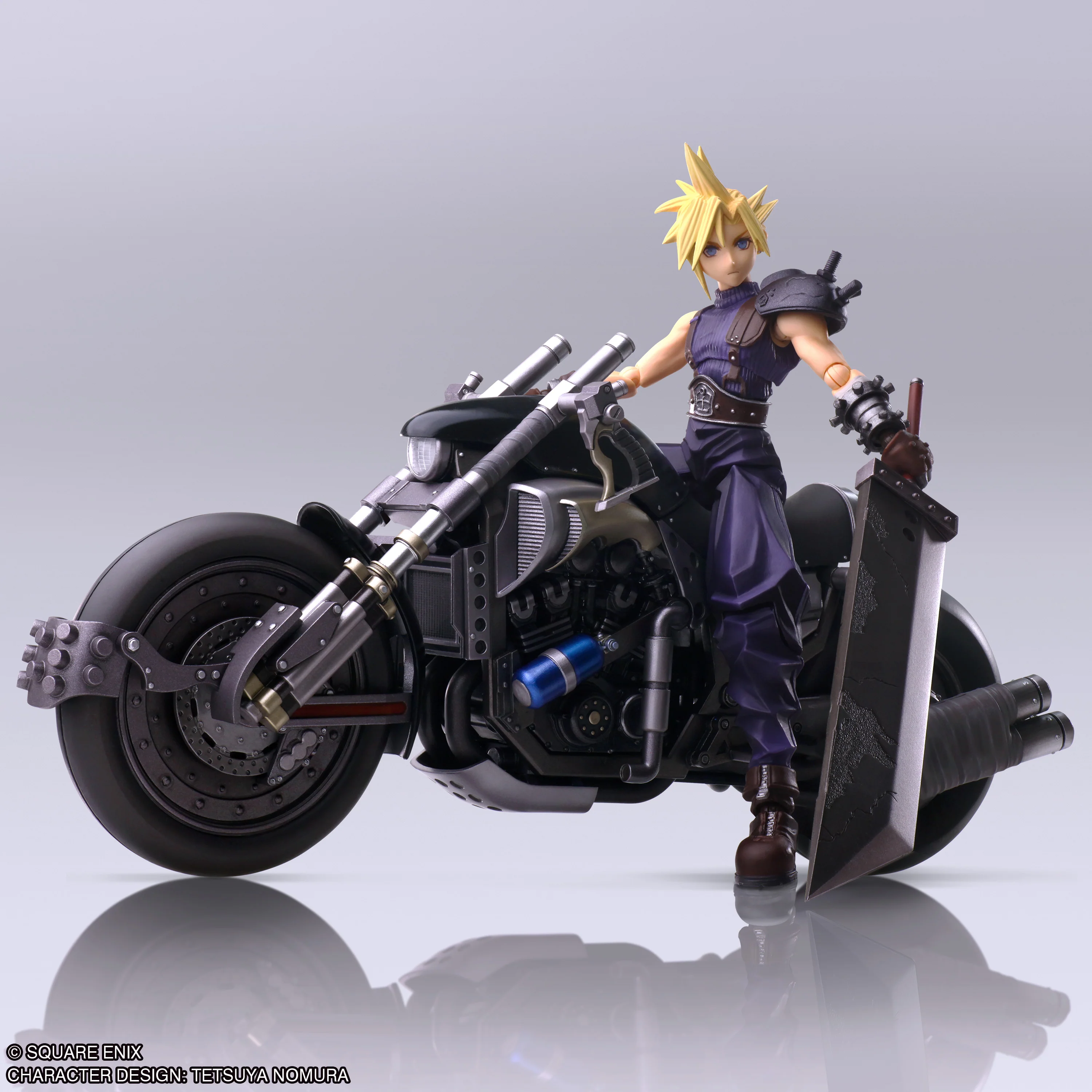 Final Fantasy VII Bring Arts Action Figure - Cloud Strife & Hardy-Daytona - Image 2