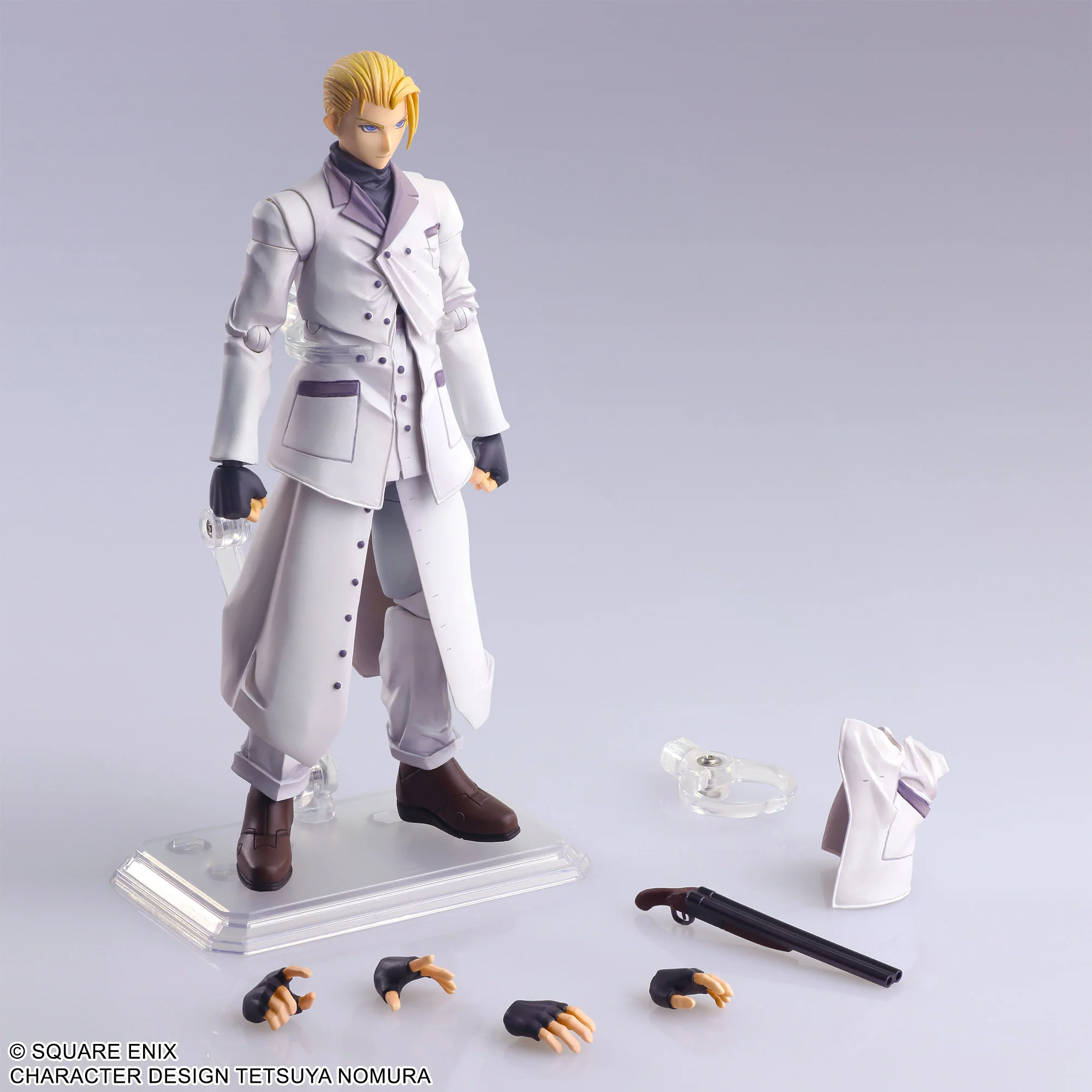 Final Fantasy VII Bring Arts Action Figure - Rufus Shinra - Image 7