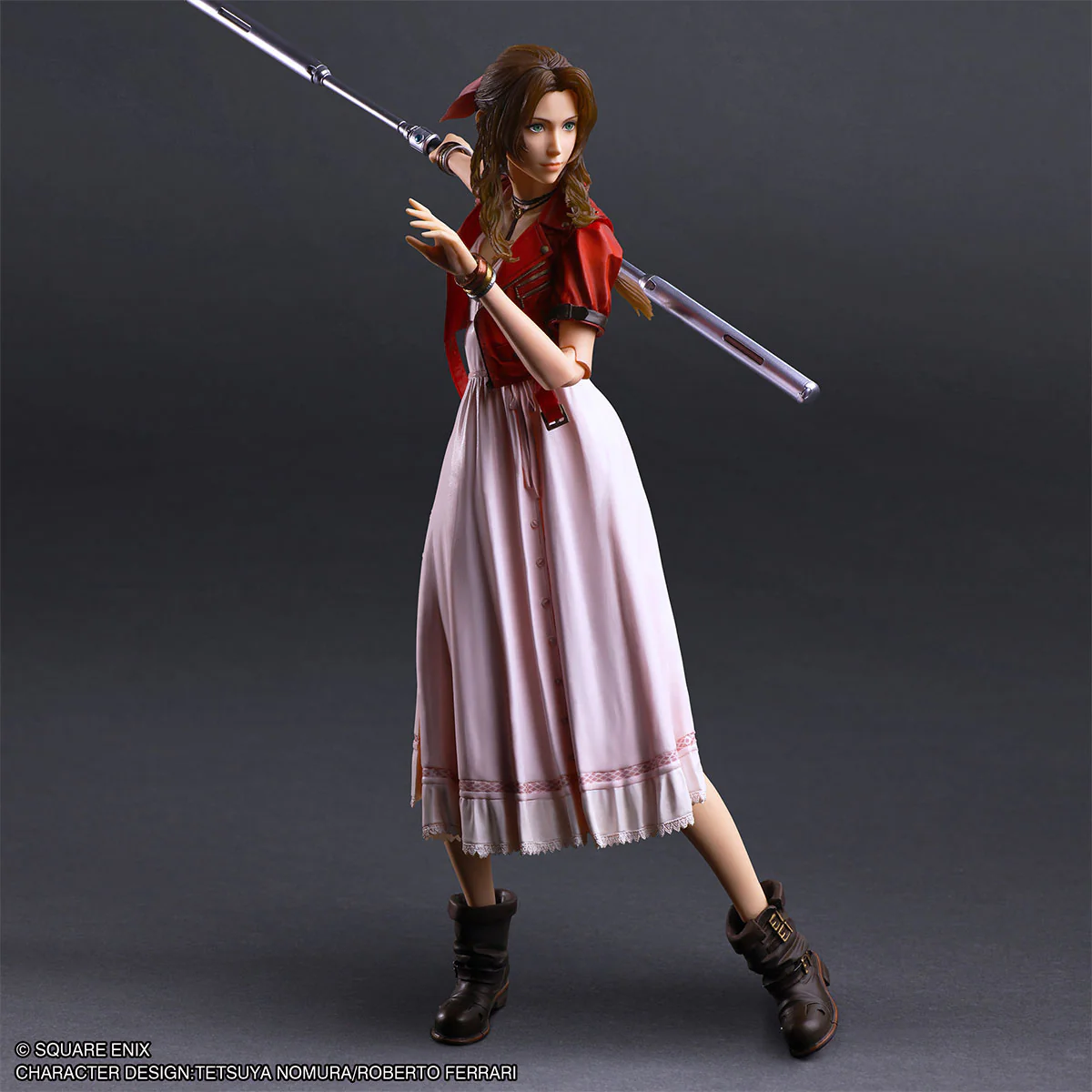 Final Fantasy VII Rebirth Play Arts Kai Action Figure - Aerith Gainsborough - Image 3