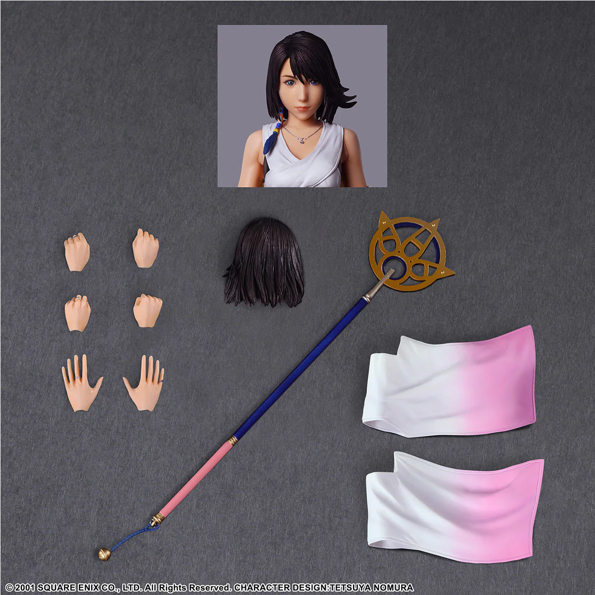 Final Fantasy X Play Arts Kai Action Figure - Yuna - Image 6