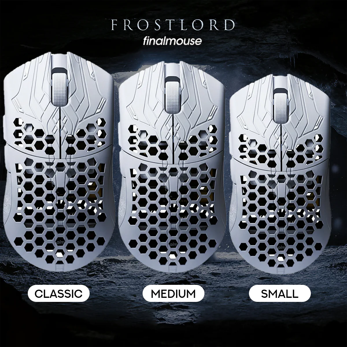 Finalmouse ULX Frostlord Wireless Gaming Mouse (Small, Medium, Classic)