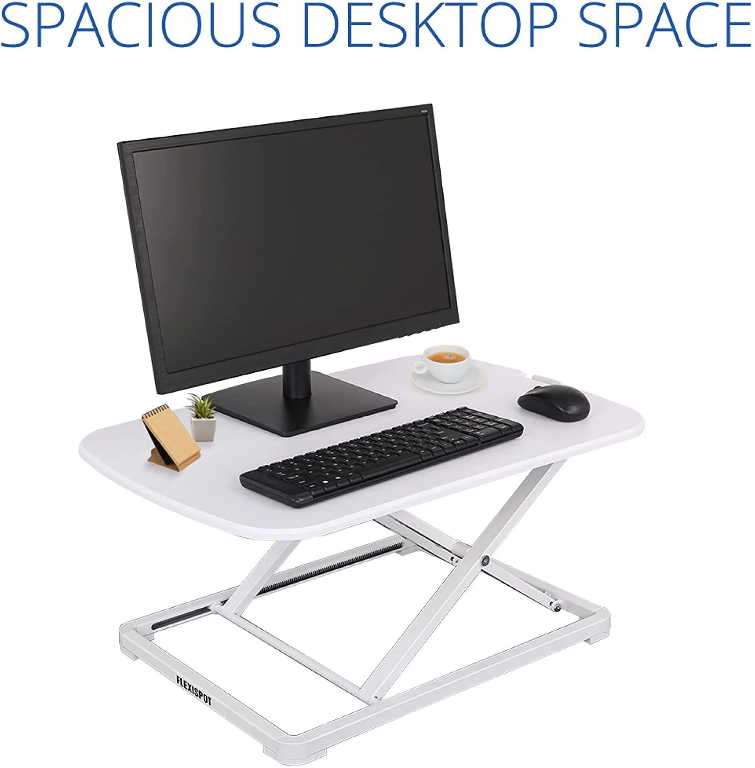 Flexispot Standing Desk Converters ML2 27-Inches (White) - Image 3