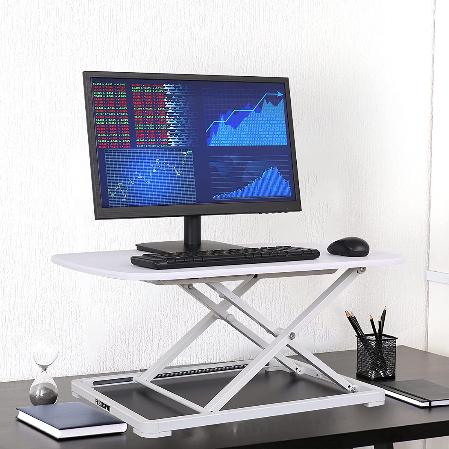 Flexispot Standing Desk Converters ML2 27-Inches (White) - Image 5