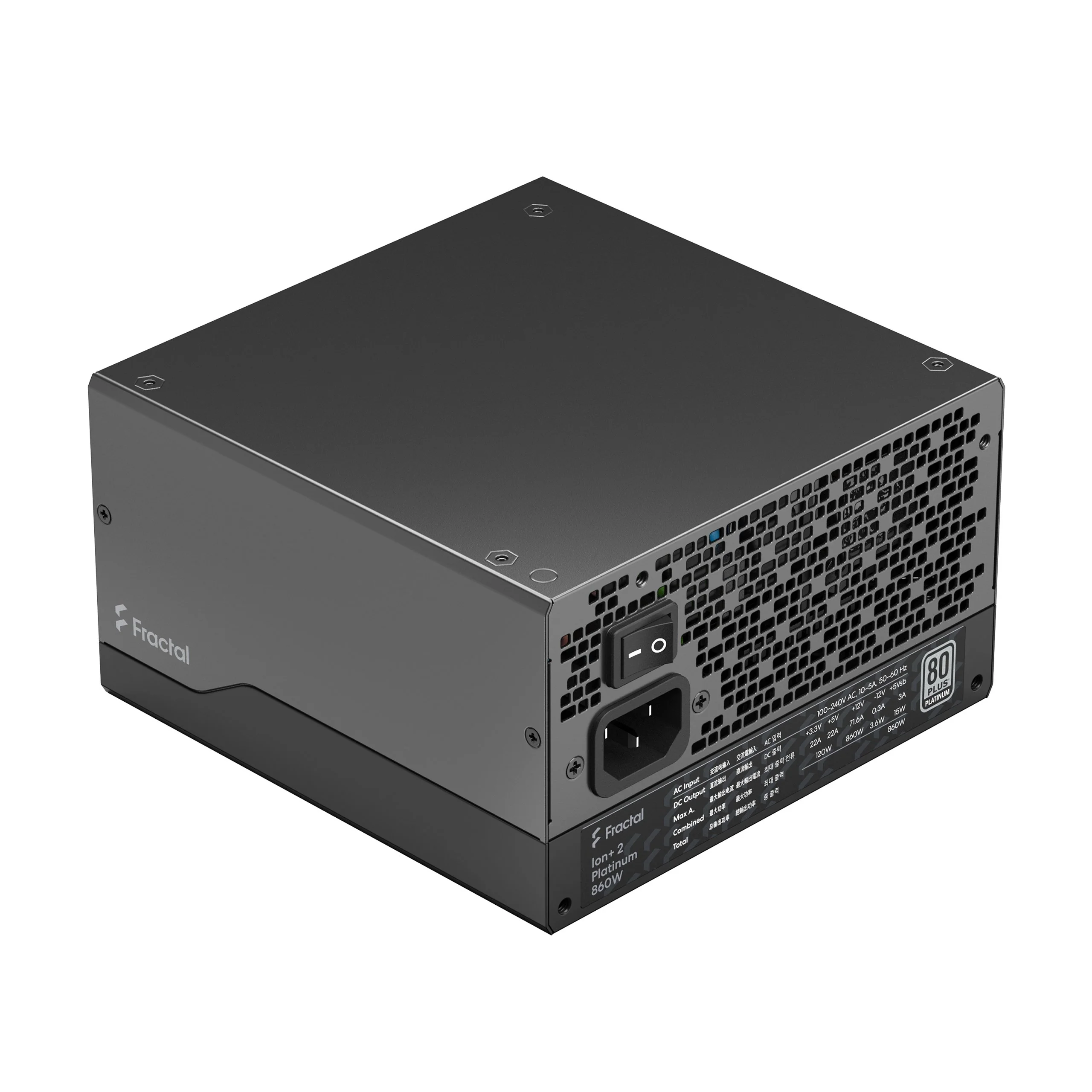 Fractal Design Ion+ 2 Platinum 860W Fully Modular Power Supply (FD-P-IA2P-860) - Image 11