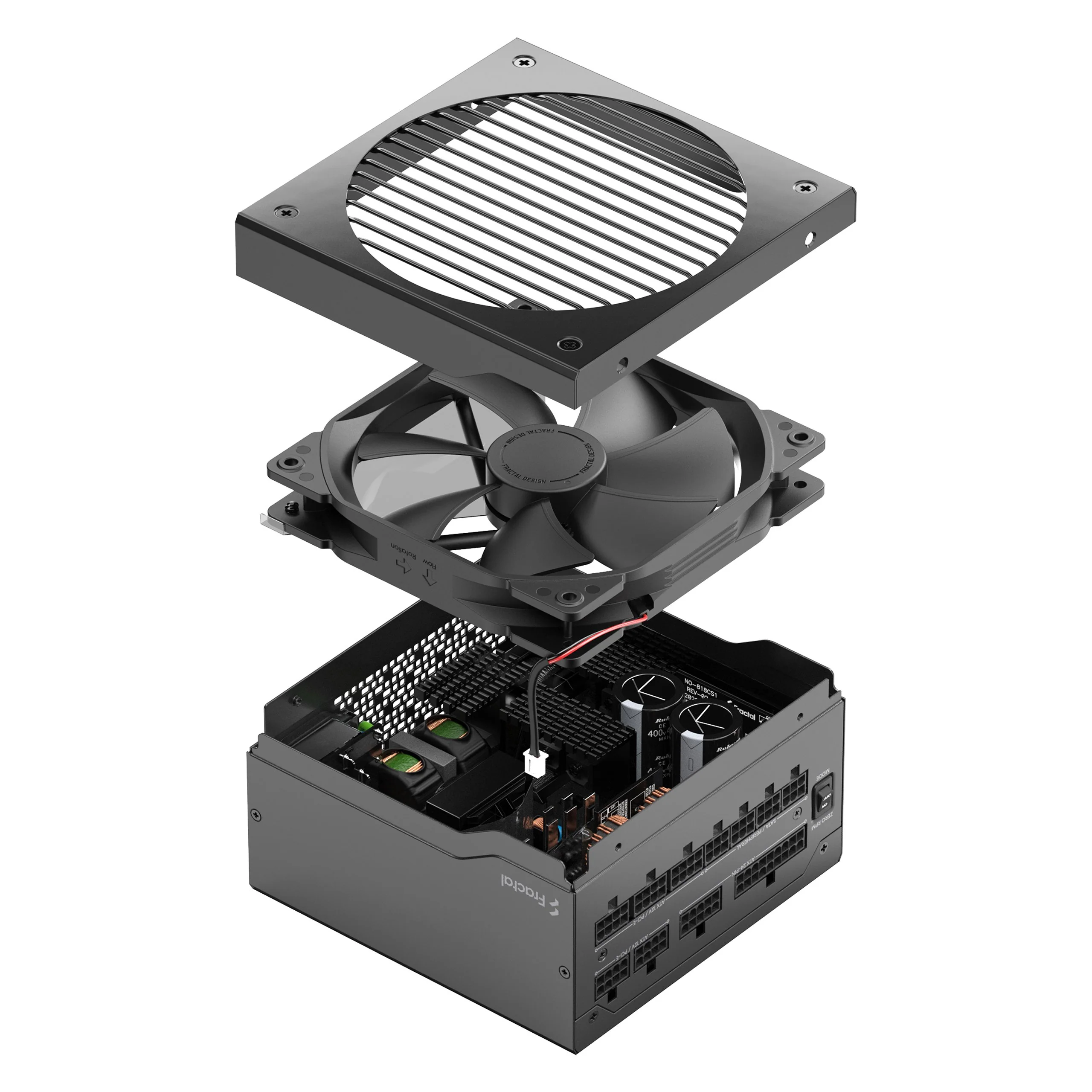 Fractal Design Ion+ 2 Platinum 860W Fully Modular Power Supply (FD-P-IA2P-860) - Image 5