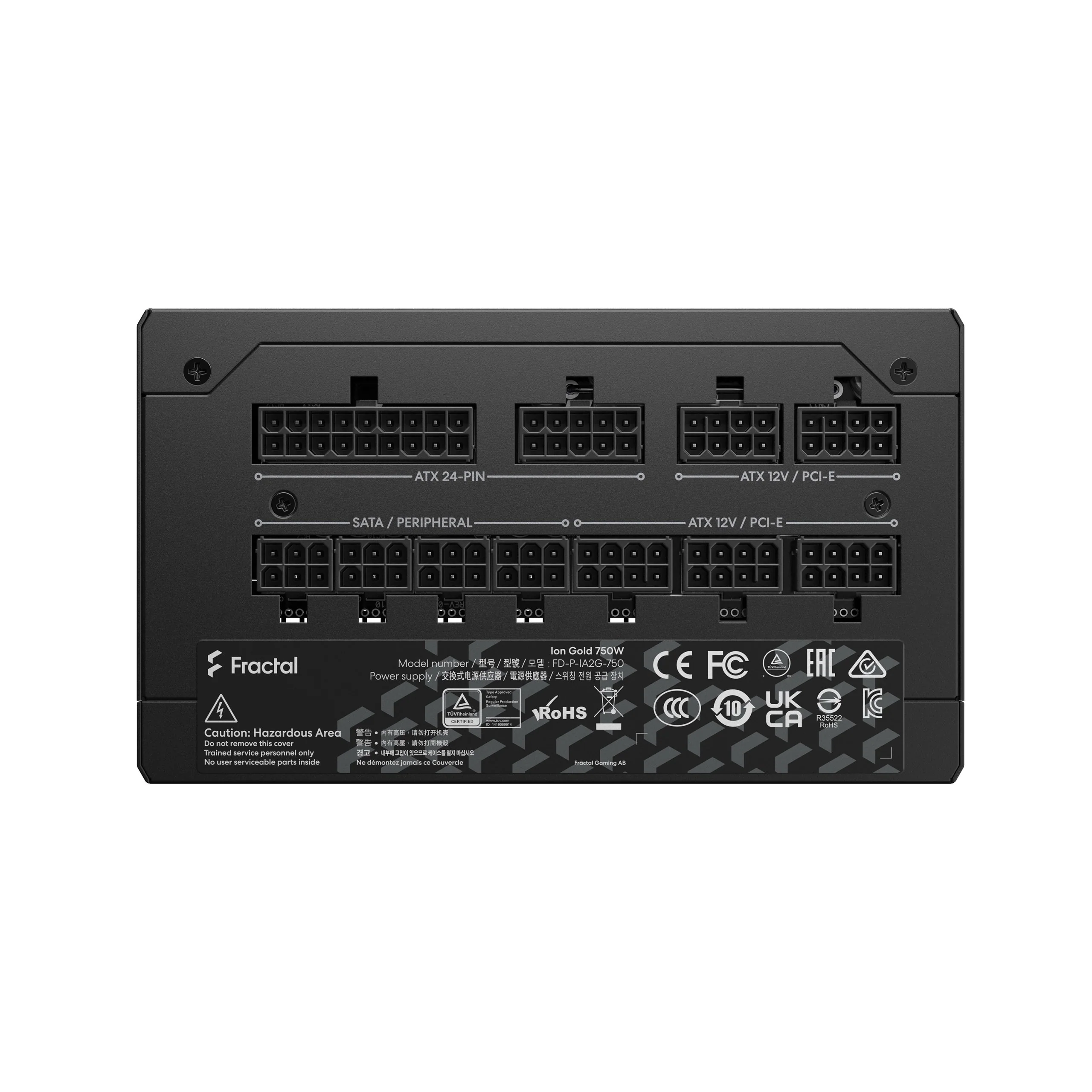 Fractal Design Ion Gold 750W Fully Modular Power Supply (FD-P-IA2G-750) - Image 12
