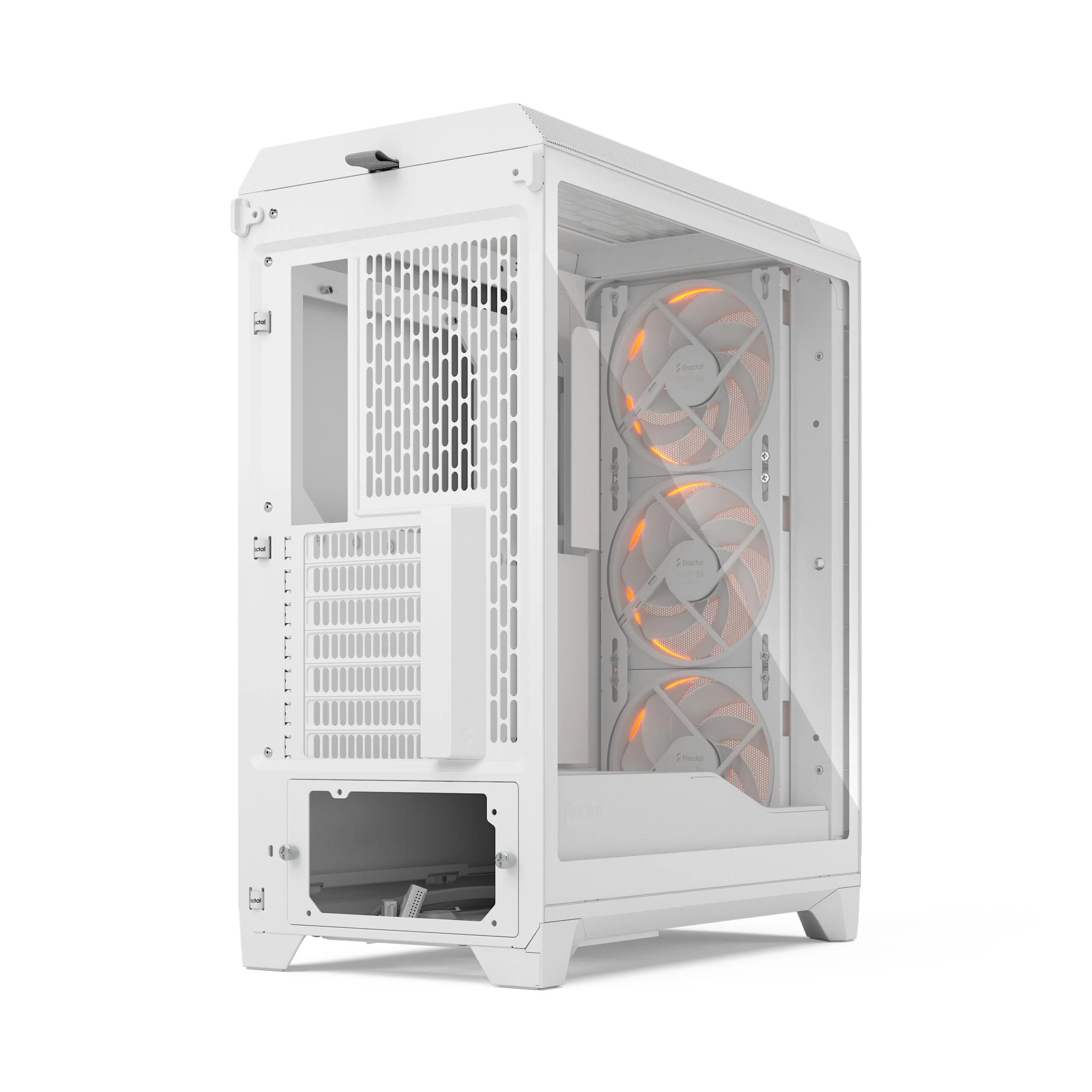 Fractal Design Meshify 3 Computer Case (Black RGB Tempered Glass Light Tint, White RGB Tempered Glass Clear Tint) - Image 20