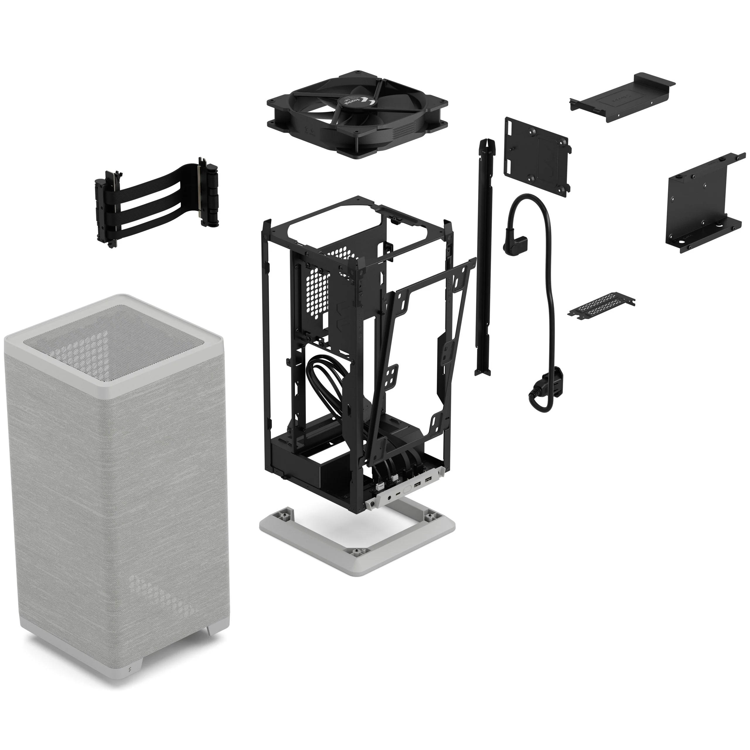 Fractal Design Mood Computer Case (Black, Light Grey) - Image 29
