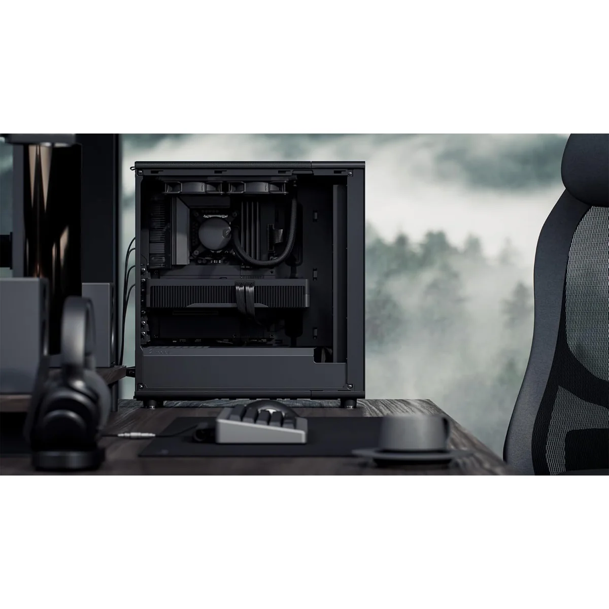 Fractal Design North Momentum Edition Computer Case (Black TG Light Tint) (FD-C-NOR1C-05) - Image 5