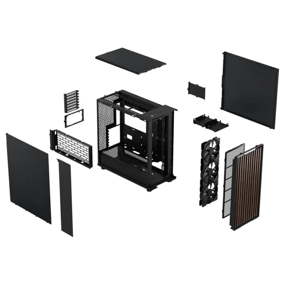 Fractal Design North XL Computer Case (Charcoal Black Mesh,Chalk White Mesh) (FD-C-NOR1X-01, FD-C-NOR1X-03) - Image 23