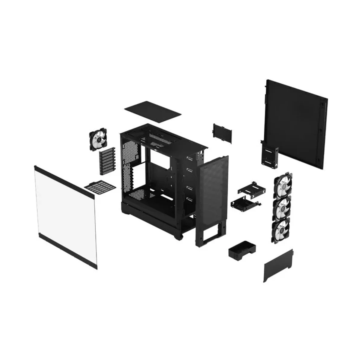 Fractal Design Pop XL Air Computer Case (RGB Black TG Clear Tint) (FD-C-POR1X-06) - Image 12