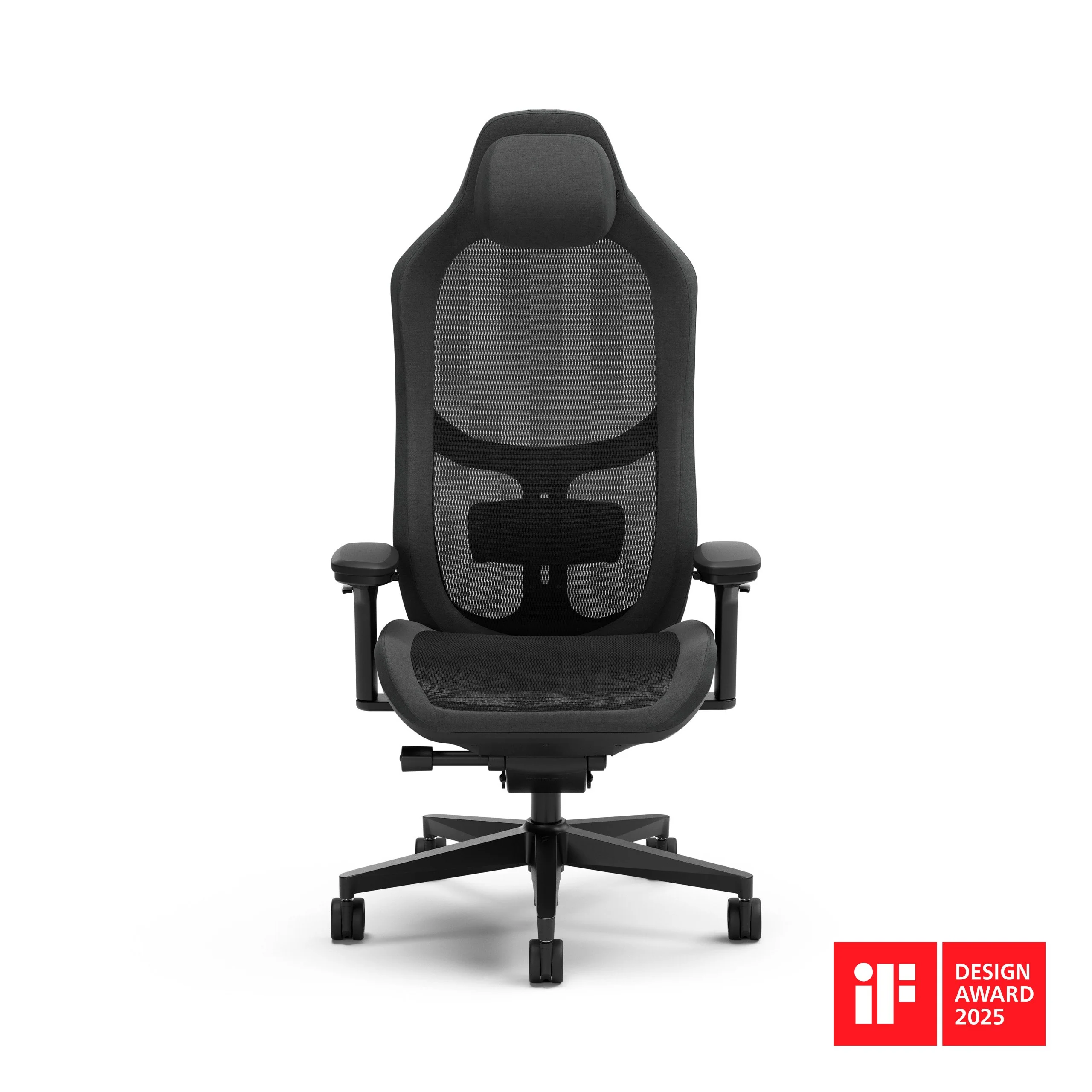 Fractal Design Refine Ergonomic Gaming Chair (Dark Mesh, Light Mesh) - Image 2