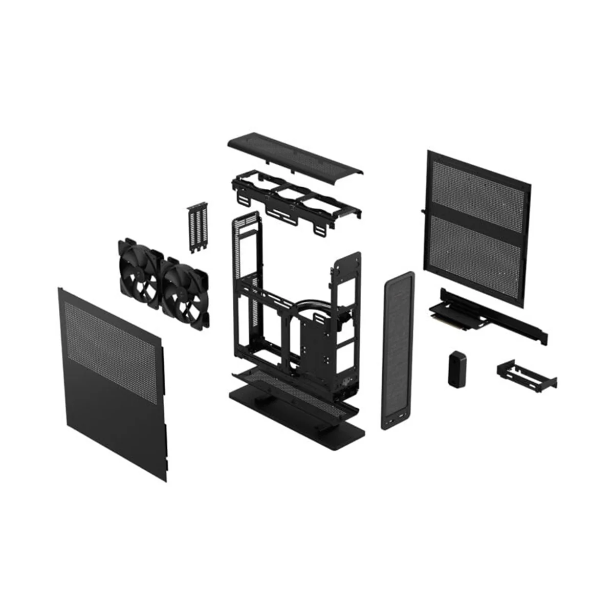 Fractal Design Ridge PCIe 4.0 Mini-ITX Small Form Factor Case (Black, White) (FD-C-RID1N-11, FD-C-RID1N-12) - Image 14