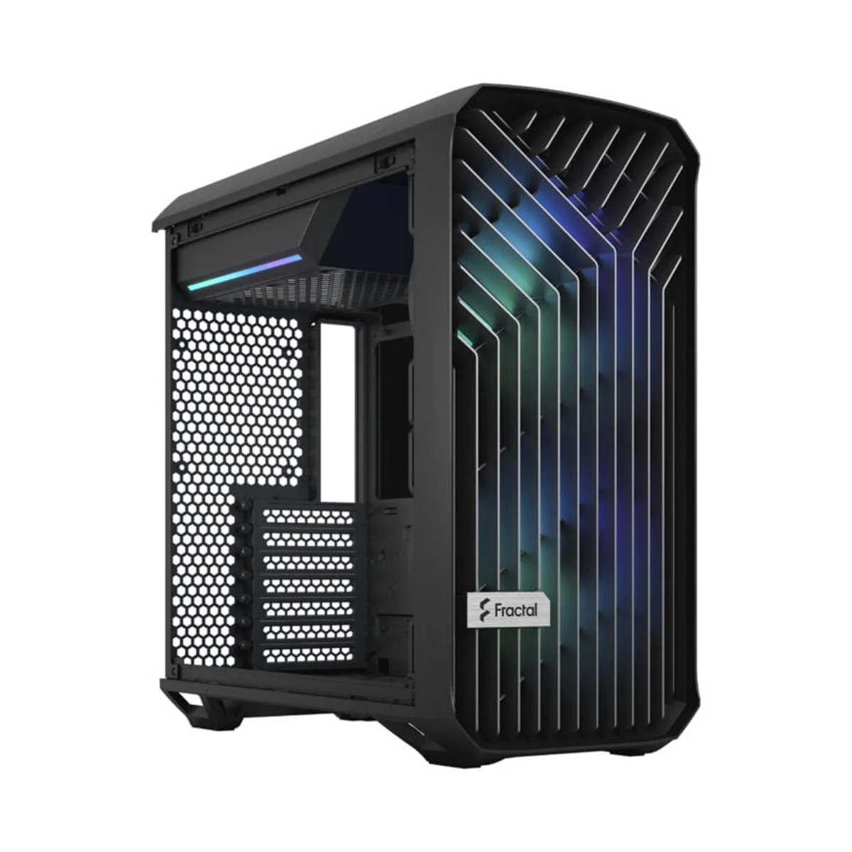 Fractal Design Torrent Compact Computer Case (RGB Black TG Light Tint, RGB White TG Clear Tint) (FD-C-TOR1C-02, FD-C-TOR1C-05) - Image 2