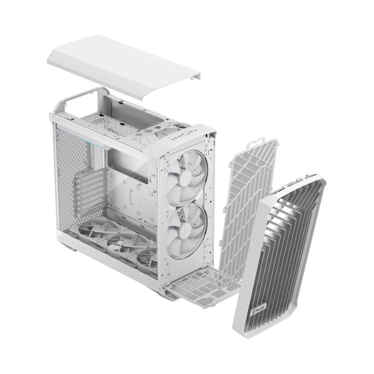 Fractal Design Torrent Computer Case (RGB Black TG Light Tint, RGB White TG Clear Tint) - Image 26