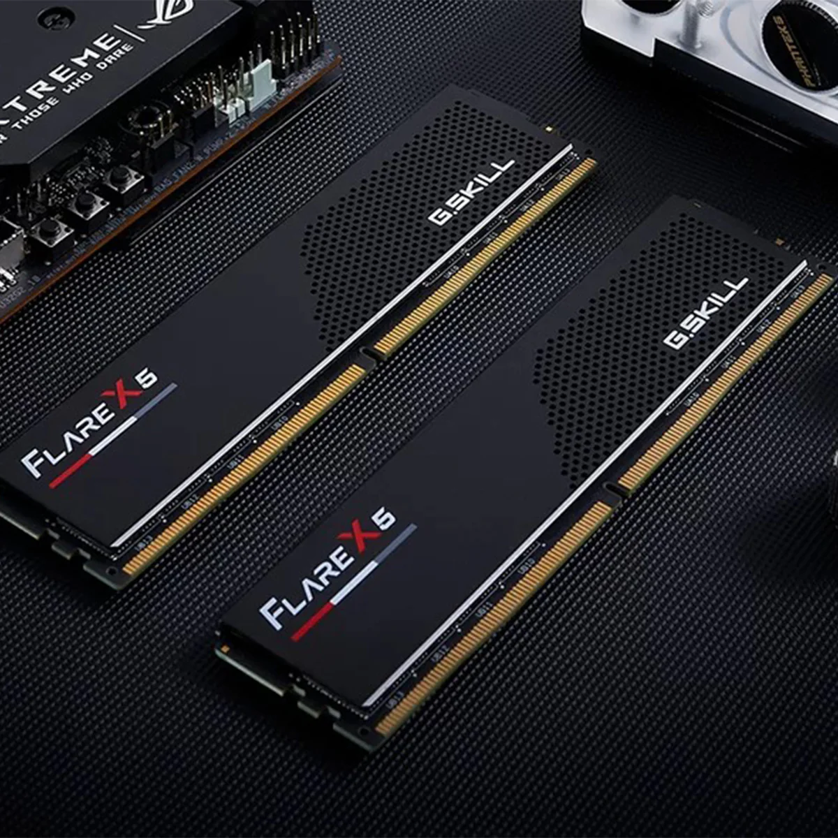 G.Skill Flare X5 32GB (2x16GB) DDR5 6000 MT/s CL32-38-38-96 1.35V AMD EXPO Desktop Memory (Matte Black) (F5-6000J3238F16GX2-FX5) - Image 6