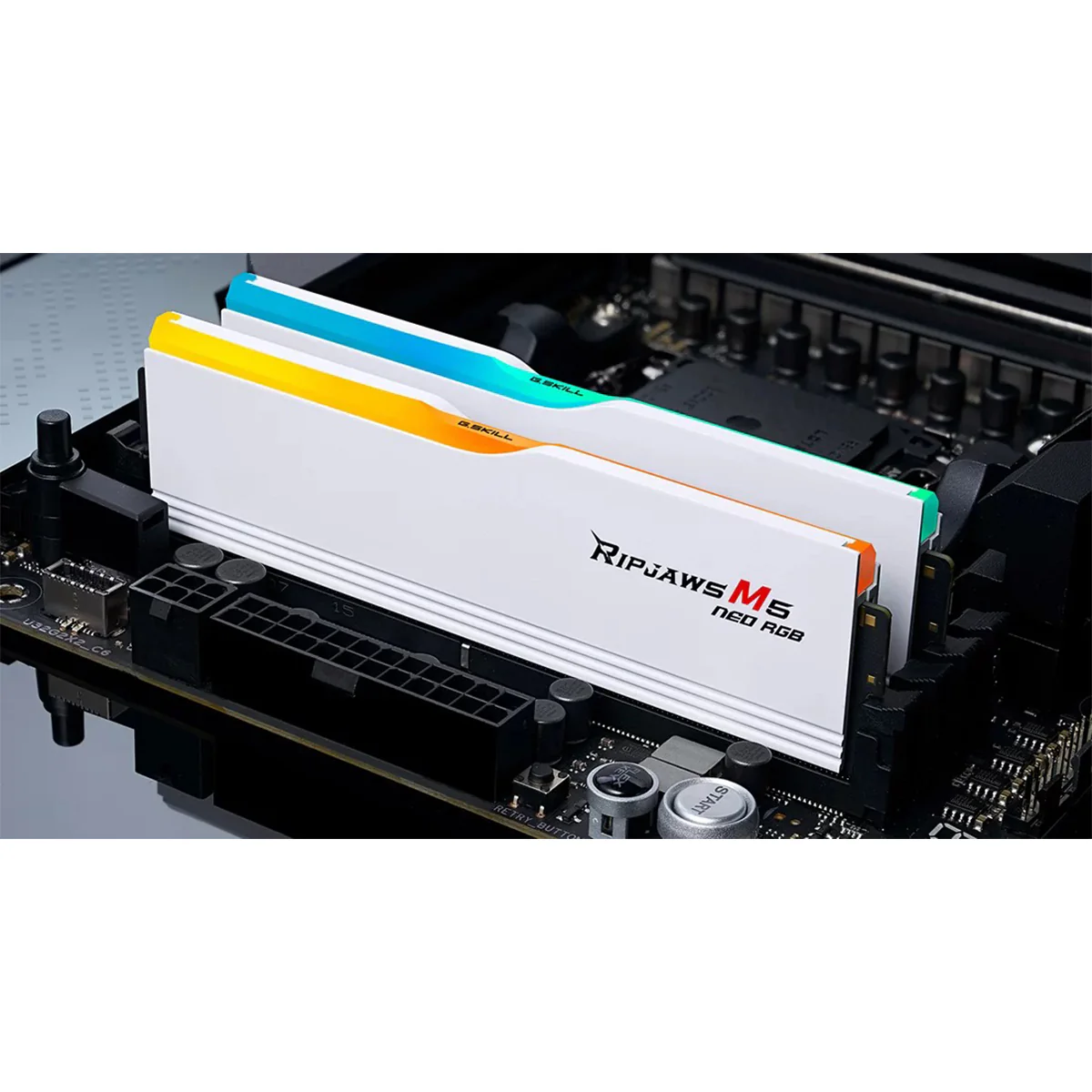 G.Skill Ripjaws M5 Neo RGB 32GB (2X16GB) DDR5 6000MT/s CL36-36-36-96 1.35V Amd Expo Memory (Black, White) - Image 13