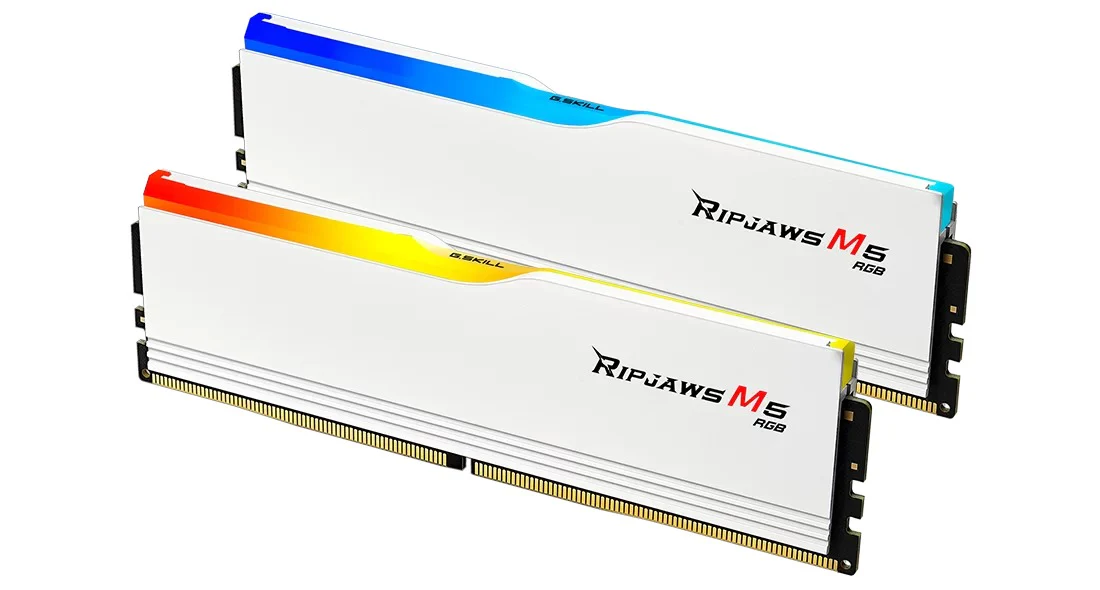 G.Skill Ripjaws M5 RGB 32GB (2X16GB) DDR5 6000MT/s CL36-36-36-96 1.35V Intel Xmp Memory (Black, White) - Image 4
