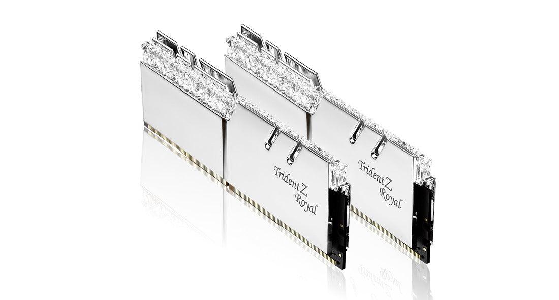 G.Skill Trident Z Royal RGB 16GB (2 X 8GB) DDR4 3600MHZ Memory (Silver) (F4-3600C18D-16GTRS) - Image 4