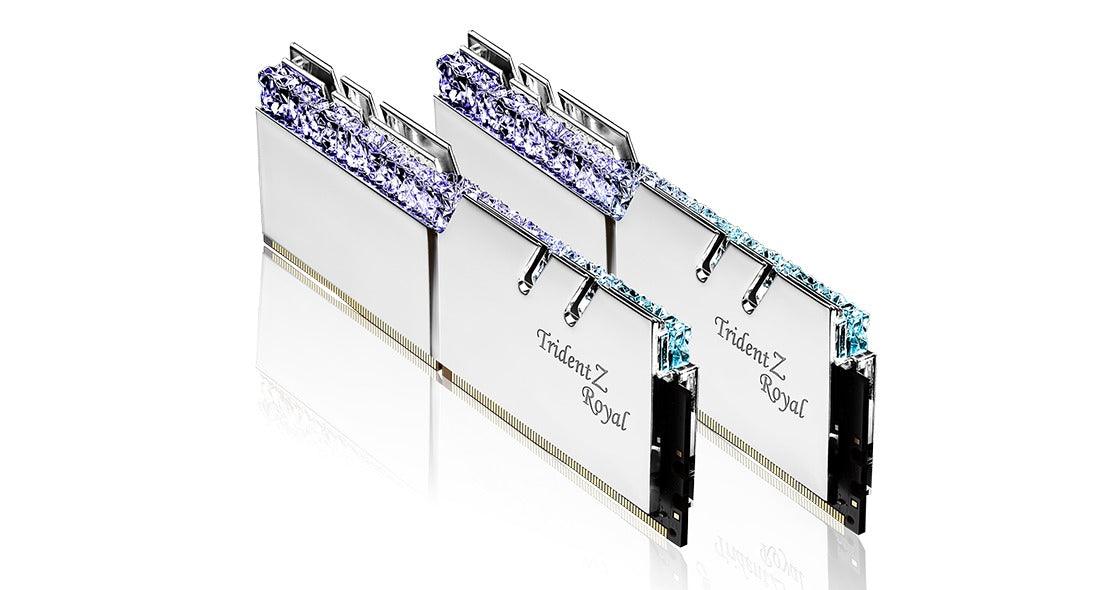 G.Skill Trident Z Royal RGB 16GB (2 X 8GB) DDR4 3600MHZ Memory (Silver) (F4-3600C18D-16GTRS) - Image 5